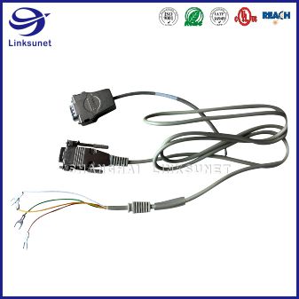 D - SUB Socket Female Connectors LIYY 0.25mm2 Wiring Harness